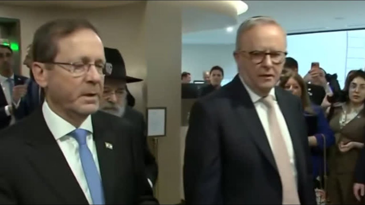 Albanese’s warm welcome of Israeli president praised amid anti-Israel crackdown weakness