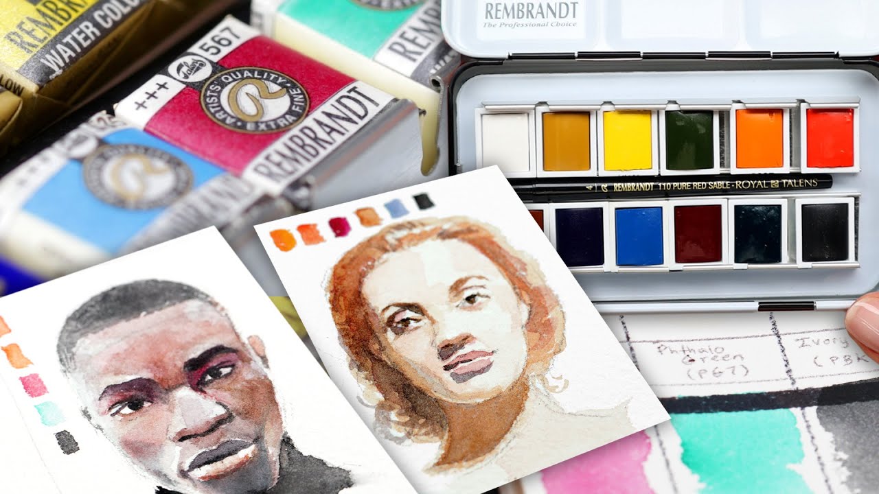 REVIEW Rembrandt Watercolor Portrait Selection Set of 12