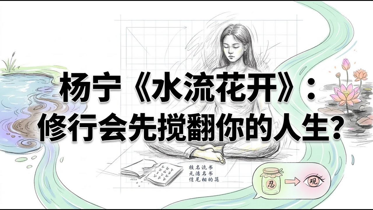 修行真相 | 为什么越修脾气越大 | 杨宁水流花开深度拆解