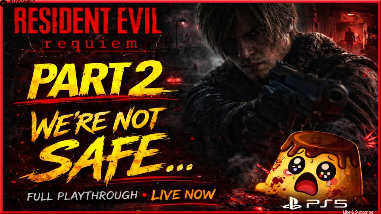 Resident Evil Requiem Part 2 LIVE – We’re Not Safe… (Full PS5 Playthrough)