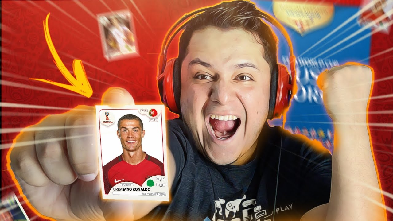 FINALMENTE CRISTIANO RONALDO CHEGOU!!! Álbum DE FIGURINHAS Da Copa Do Mundo 2018 💰🔥