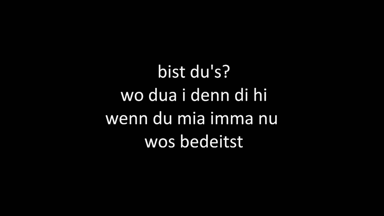 Die Seer - Bist Du's? (lyrics)
