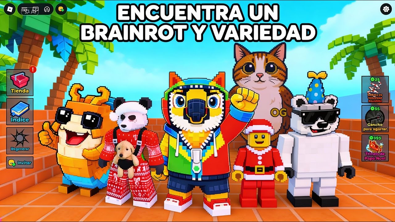 🐼 ENCUENTRA UN BRAINROT Y VARIEDAD 🐼