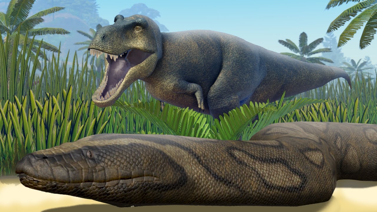 The Snake That Eats Dinosaurs!