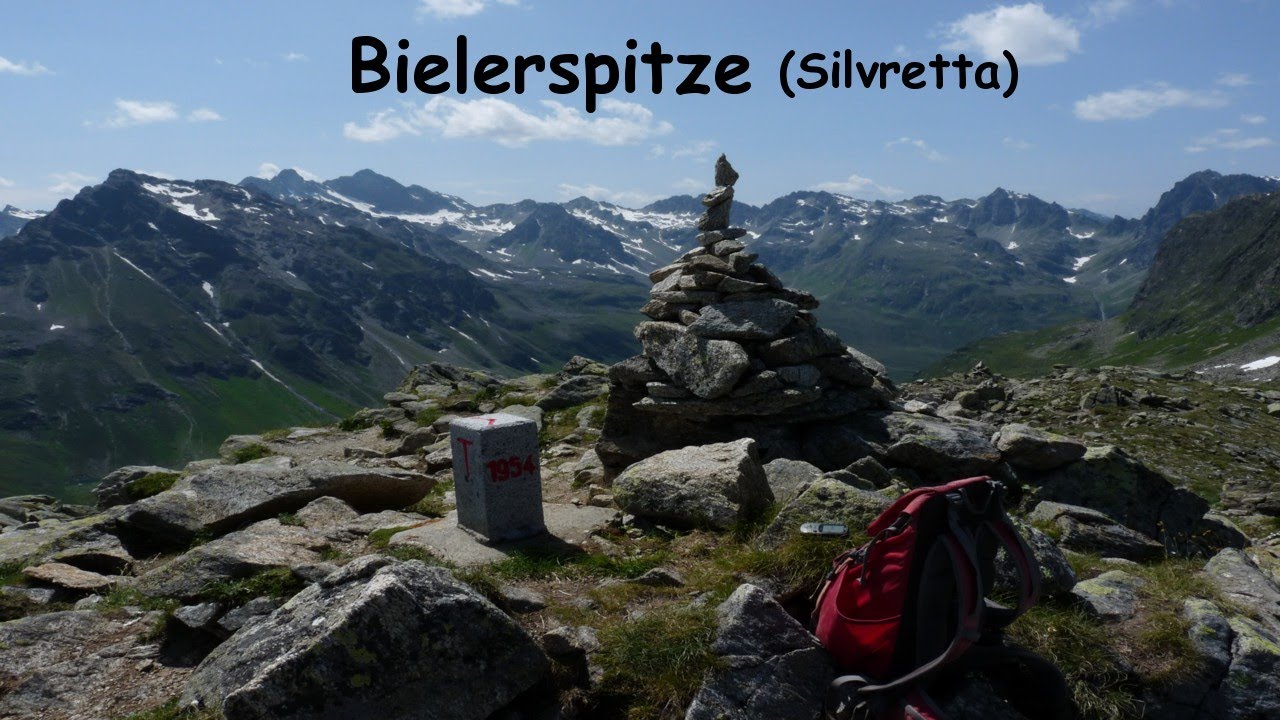 Bielerspitze (2545m, Silvretta) - Vorarlberg - Tirol, Österreich