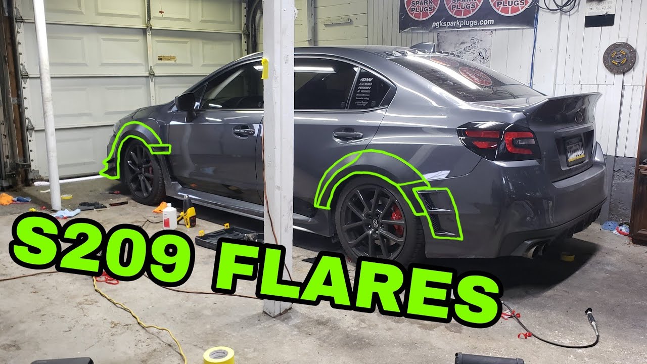 S209 Fender Flare Kit Install On WRX (OLM) 