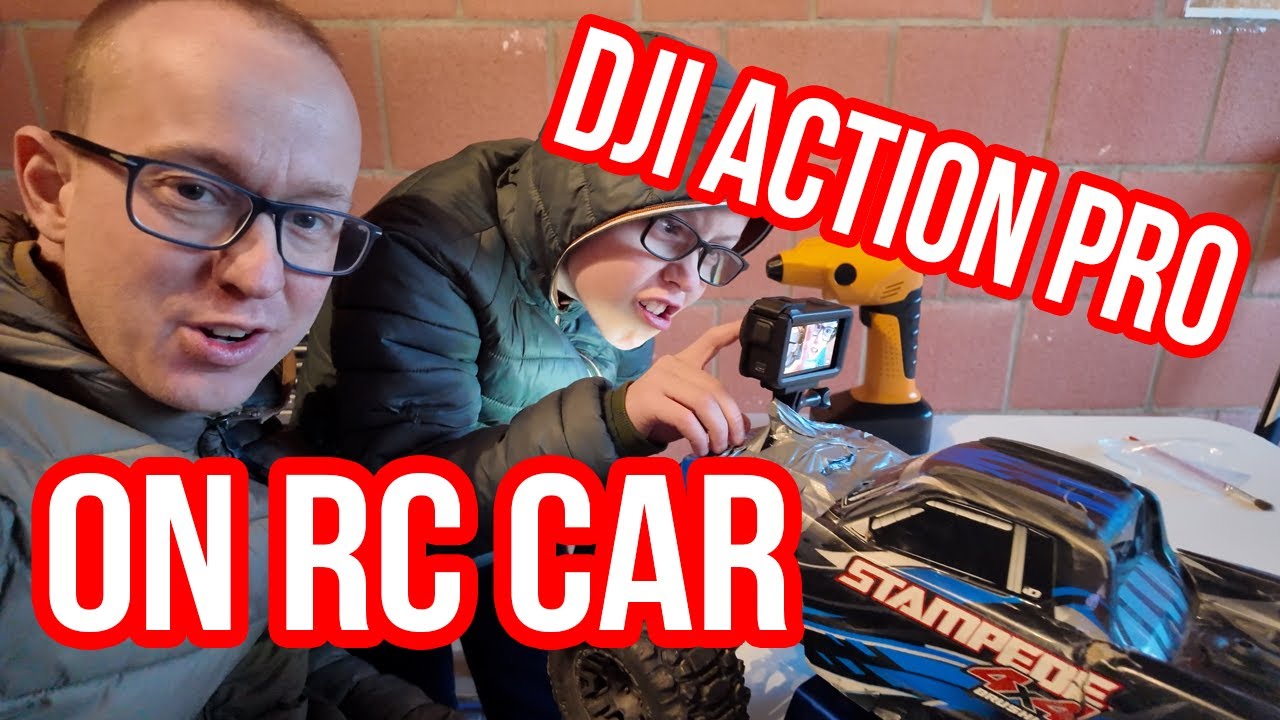 Wij monteerden een DJI Action Camera op onze RC car!