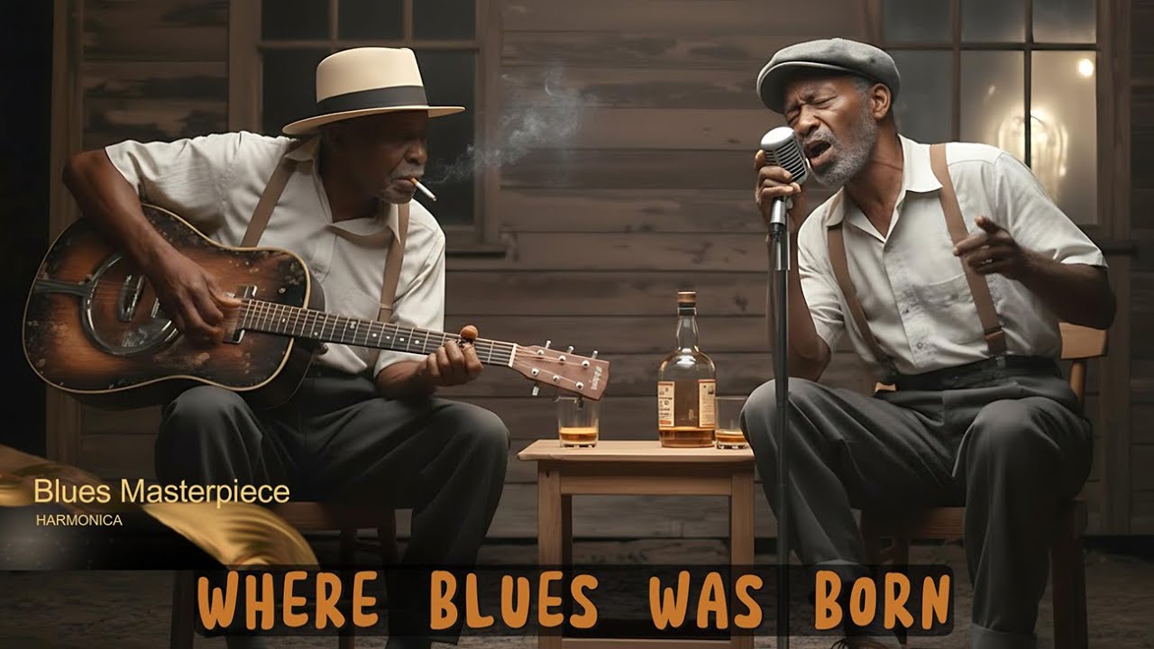 Deep Southern Blues | Whisky Night Delta Guitar, Vocal & Harmonica (1.5 Hours)