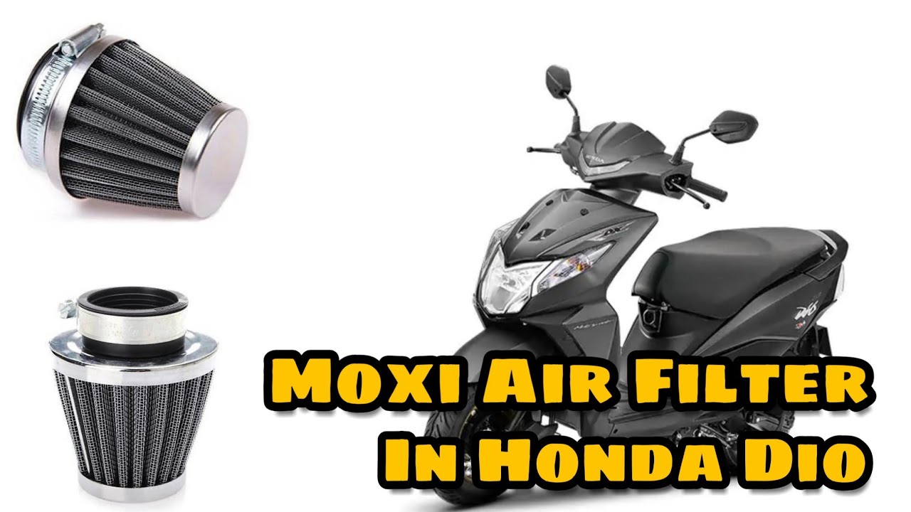 Moxi Air Filter In Honda Dio|Modified Honda Dio|Custom AirFilter