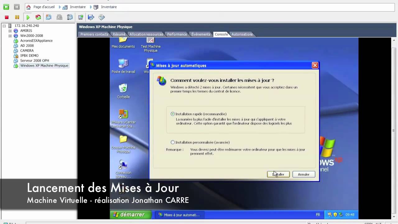 Virtualisation VMware ESX