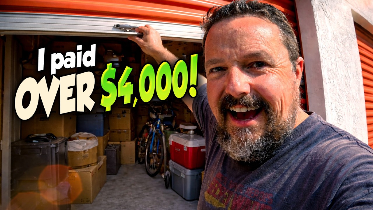 I found his ENTIRE COLLECTION inside this storage unit! (Now I'm excited)