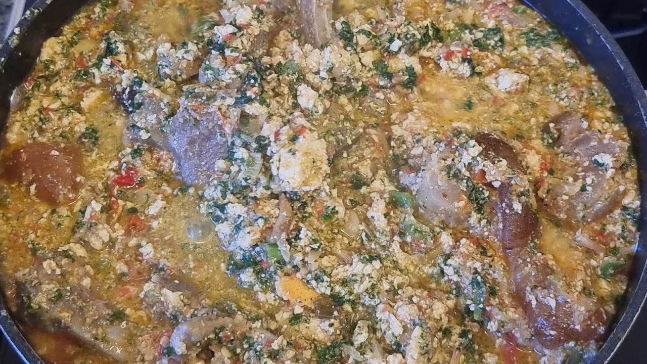 Cameroon Egusi soup, updated