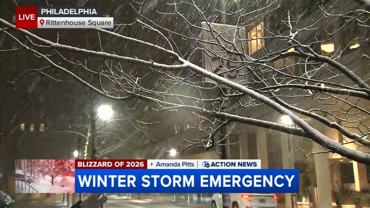 Snow emergency now in effect in Philadelphia