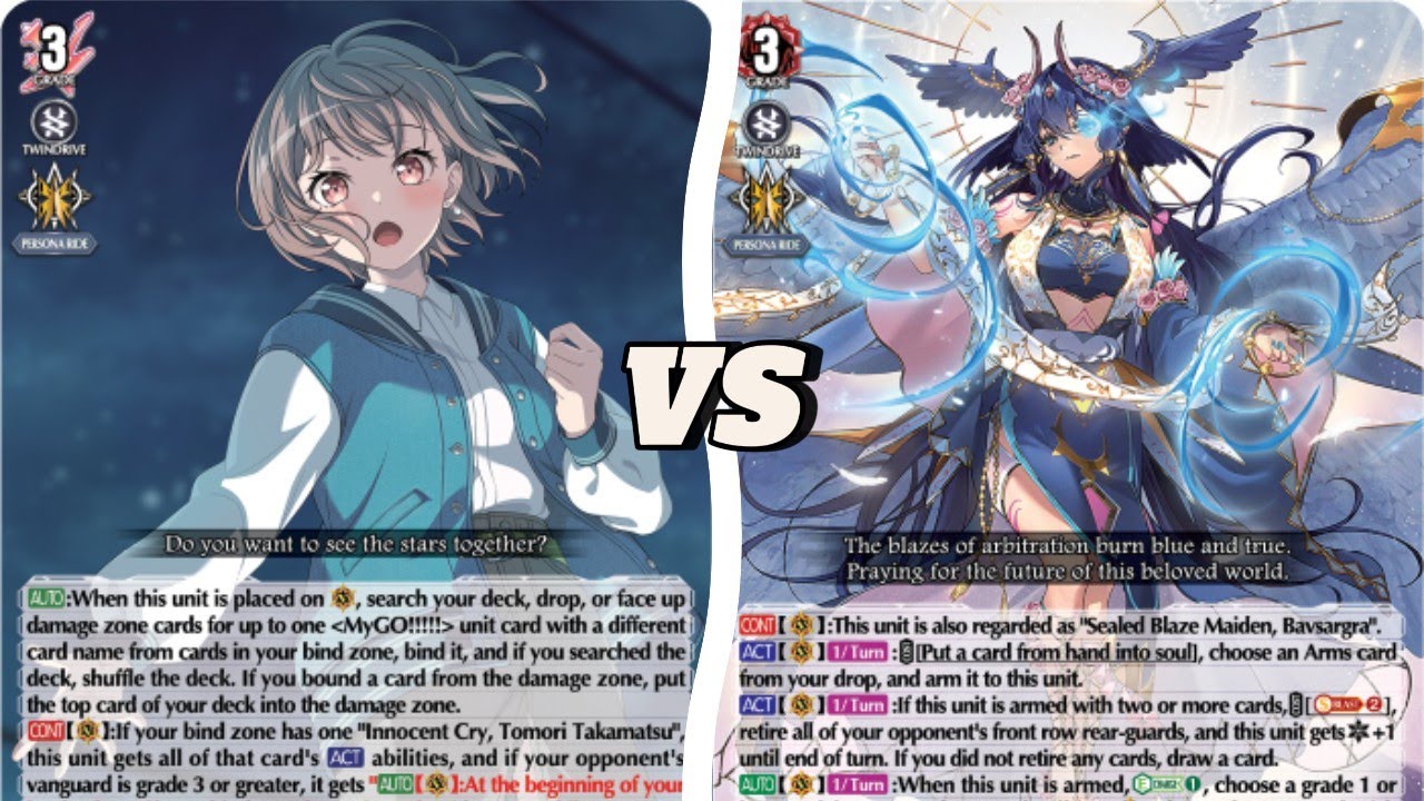 [Cardfight!! Vanguard] Tomori Takamatsu vs Bavsargra Aksayya (DZ-BT09) - Standard