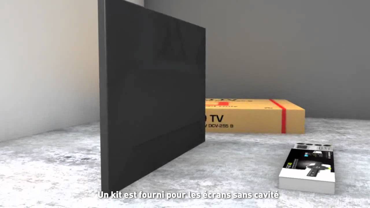 Erard FiXiT : Support TV Mural pour écran plat slim