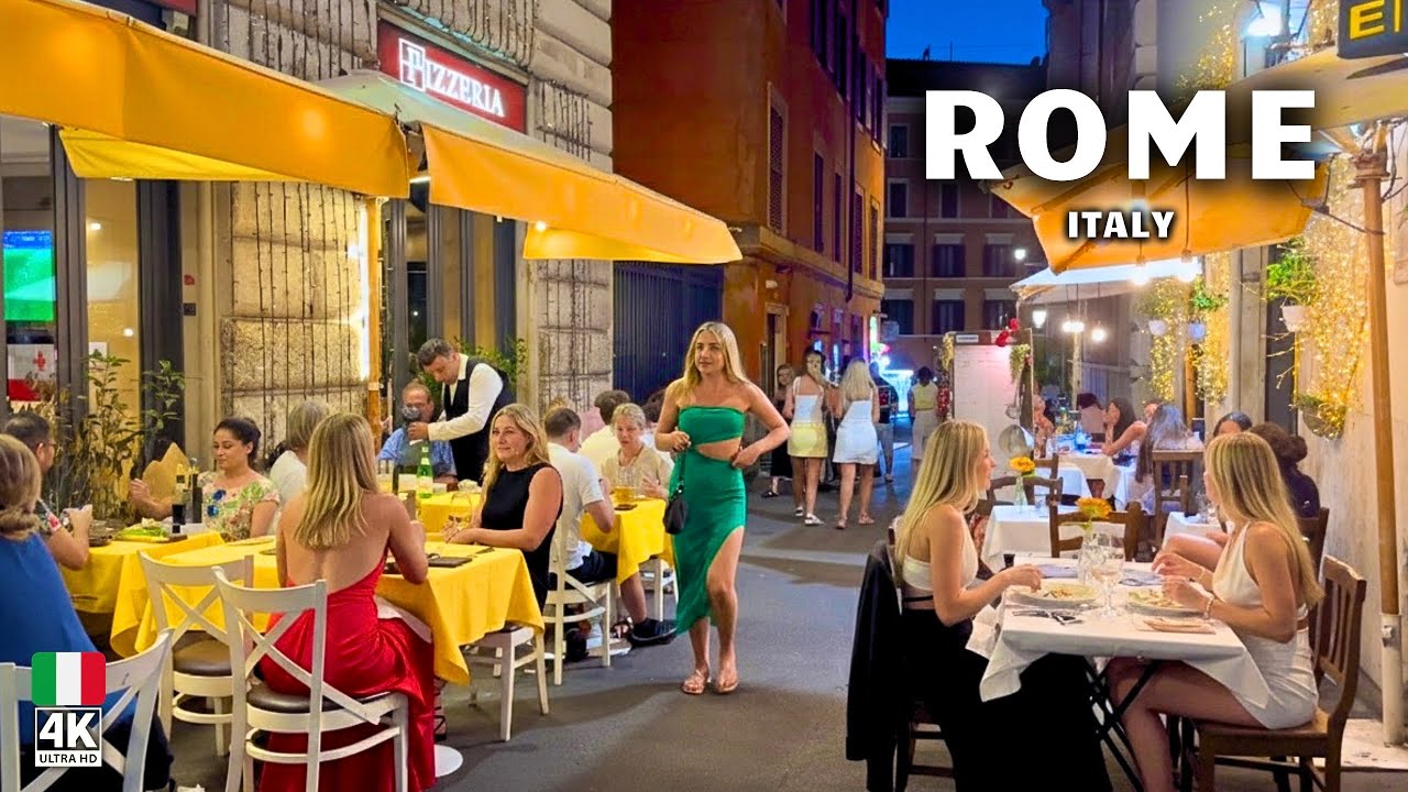 Rome Italy 4K Walking Tour 🇮🇹 | Colosseum, Trevi Fountain & Vatican City