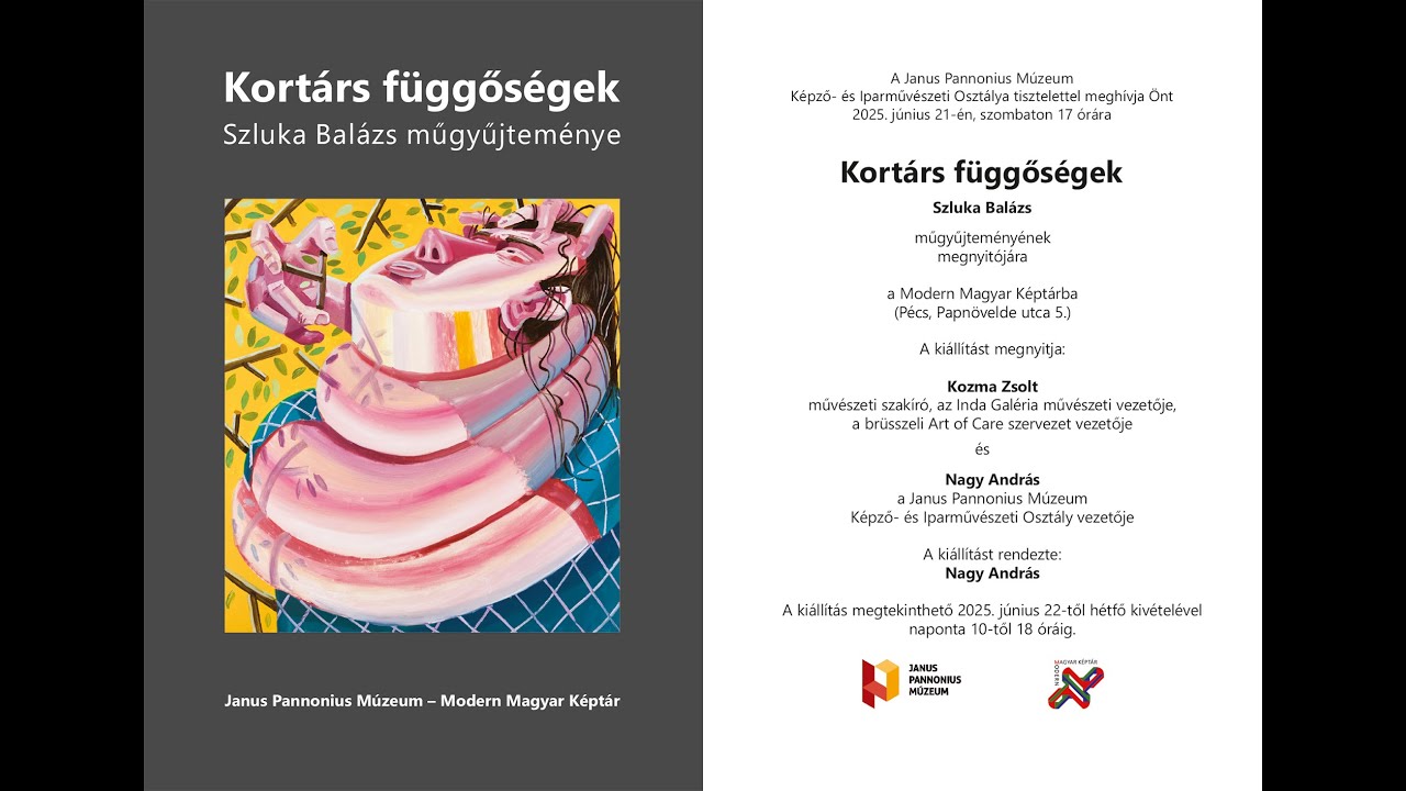 Kortárs függőségek - Szluka Balázs gyűjteménye - JPM Modern Magyar Képtár, Pécs