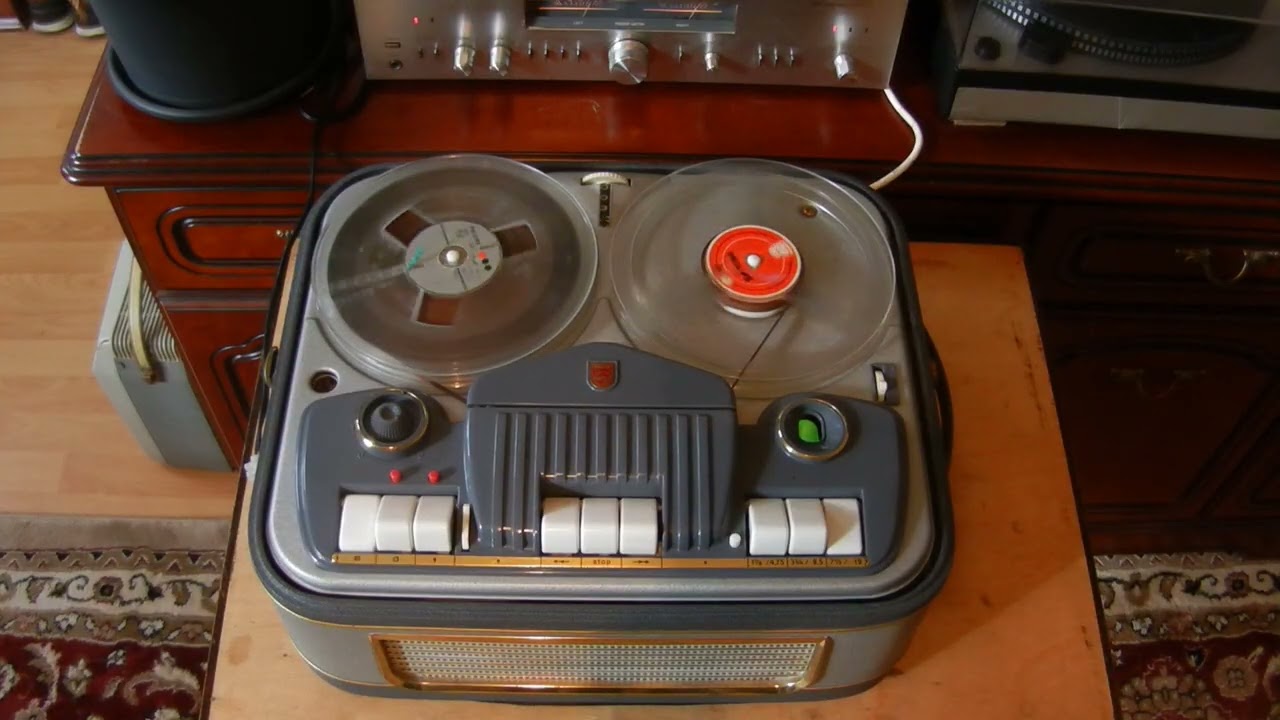 1963 Philips EL3542A Reel To Reel Tape Recorder