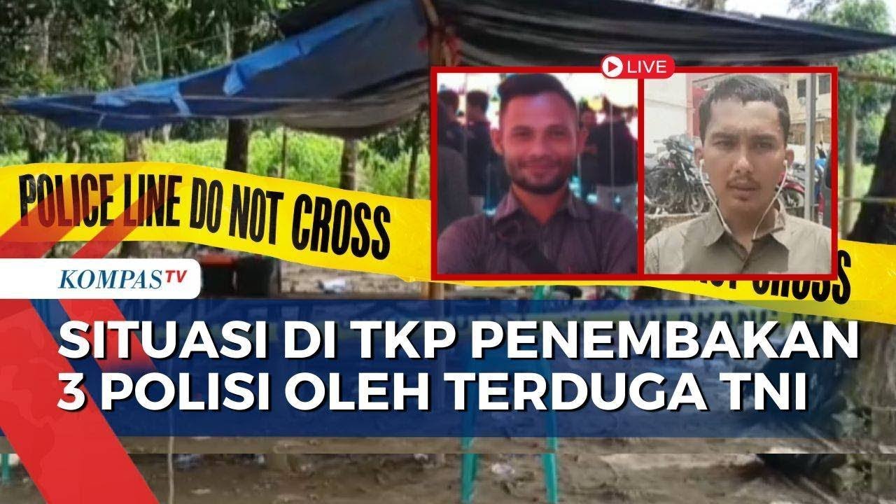 Inilah Kondisi Lokasi Sabung Ayam TKP Penembakan 3 Polisi Way Kanan Lampung