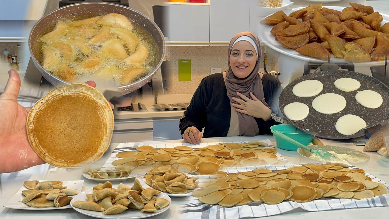 حلفت عليهم ما اعمل فطار حتي لو هينزلو ماده الرحمن بس جبت كوباية دقيق وعملت المصنع 