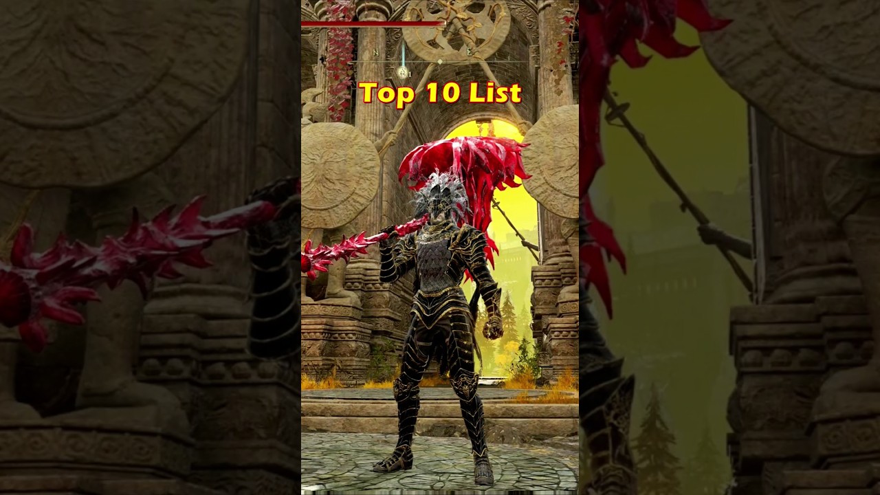 "My Top 10 Best Weapons⚔️" - Elden Ring😍