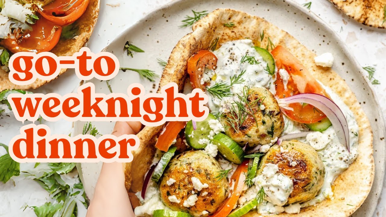 Куриные фрикадельки с травами и домашним дзадзики | Ambitious Kitchen