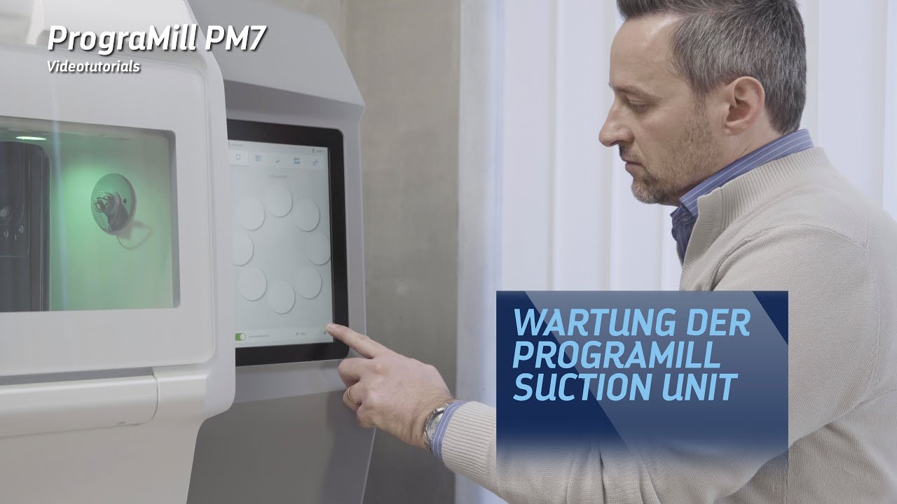 Videotutorial PrograMill Base - Wartung der PrograMill Suction Unit