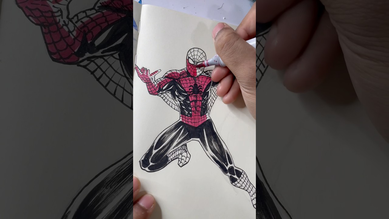 Amazing fantasy Spider-Man ✍️🔥 #amazingfantasy15 #spiderman #comicart #inksketch #copicmarkers