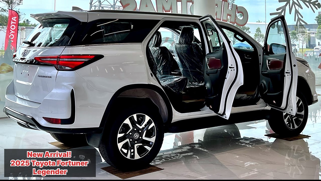 The New 2025 Toyota Fortuner Legender AWD - Exterior and Interior Details