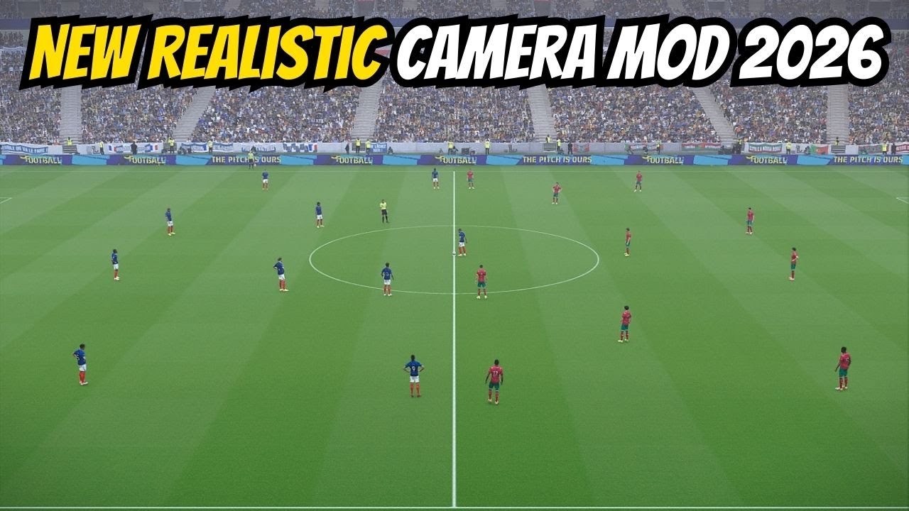 Новый реалистичный мод камеры 2026 + инструкция по установке | PES 2021 и Football Life 2026 🎥🔥