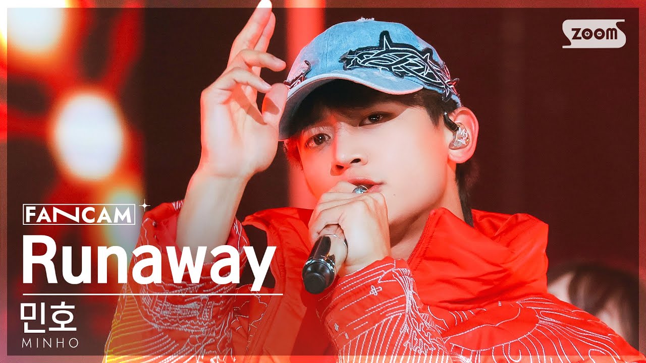 [안방1열 직캠4K] 민호 'Runaway (Feat. GEMINI)' (MINHO FanCam) @SBS Inkigayo 221211