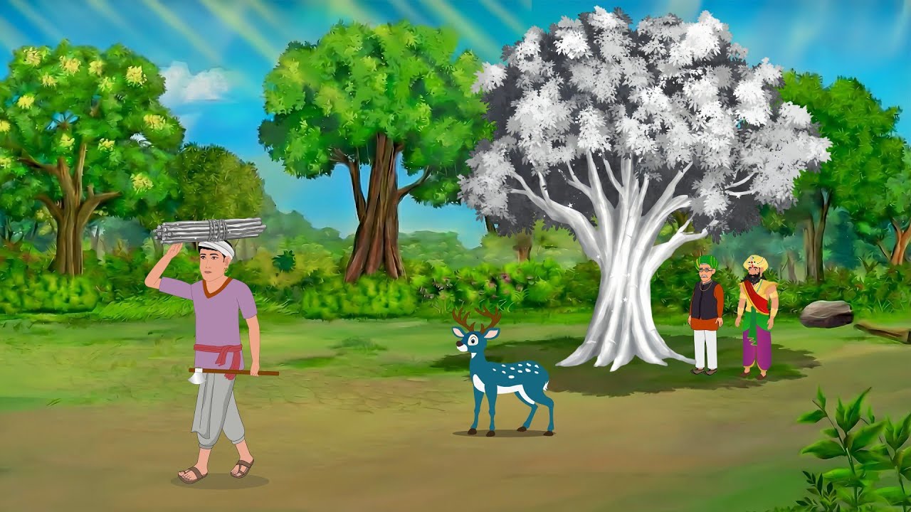 रहस्यमयी नीला हिरण और चांदी का जादुई पेड़ | HINDI KAHANI | MORAL STORIES | RAHASHYAMAYI STORY