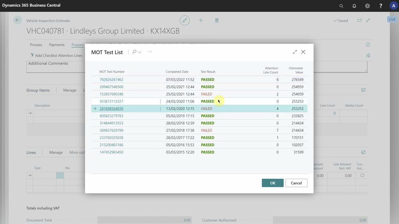 Use DVSA MOT Data to build estimates in Garage Hive