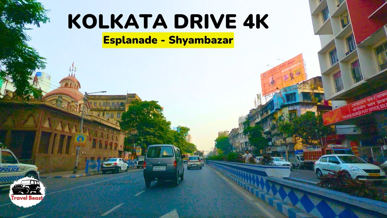 Esplanade to Shyambazar | Tala Bridge | Kolkata Drive 4k