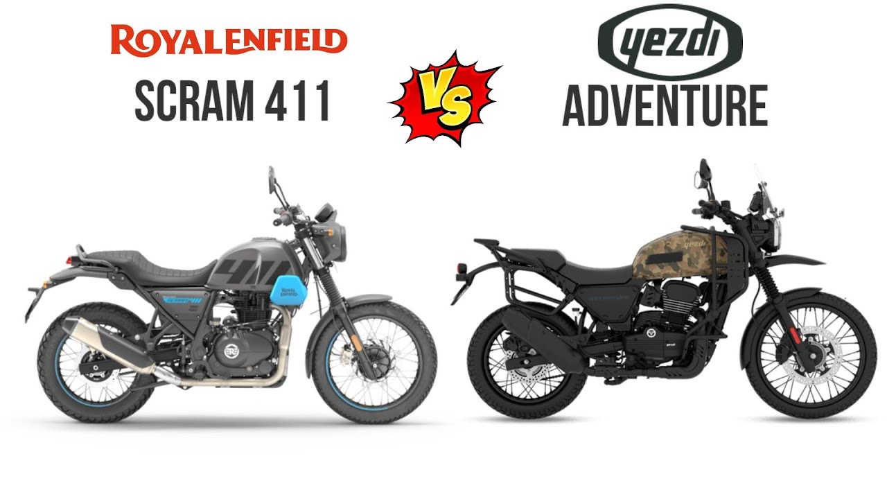 Yezdi Adventure VS Royal Enfield Scram 411 | Comparison | Mileage | Top Speed Price | Bike Informer
