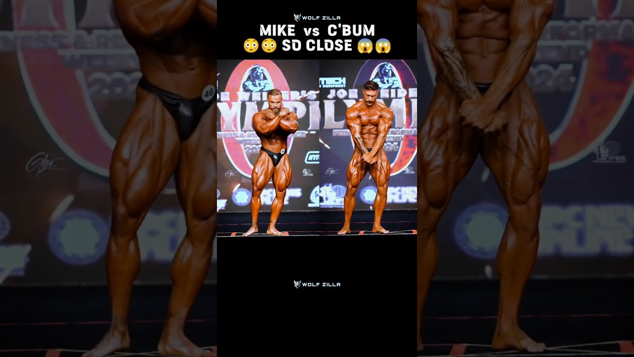 MIKE vs C'BUM 😱 So Close Call #cbum #mike #ramondino #samson #shorts