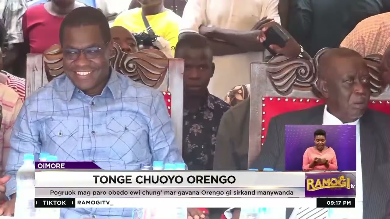 Jopiny odokne Orengo ma Siaya osebedo ka yoko e paw siasa