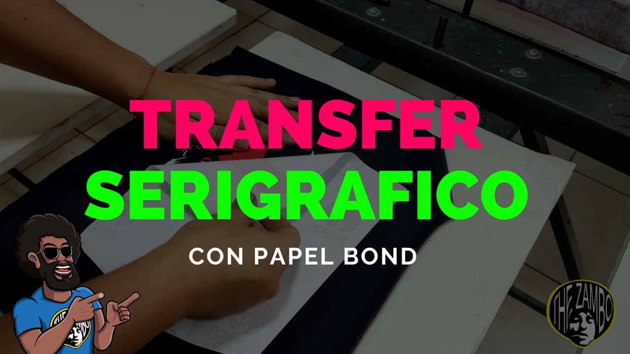 Crea tus playeras con PAPEL BOND y SERIGRAFIA