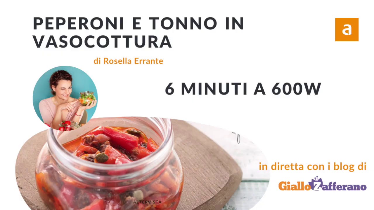 Peperoni al tonno in vasocottura