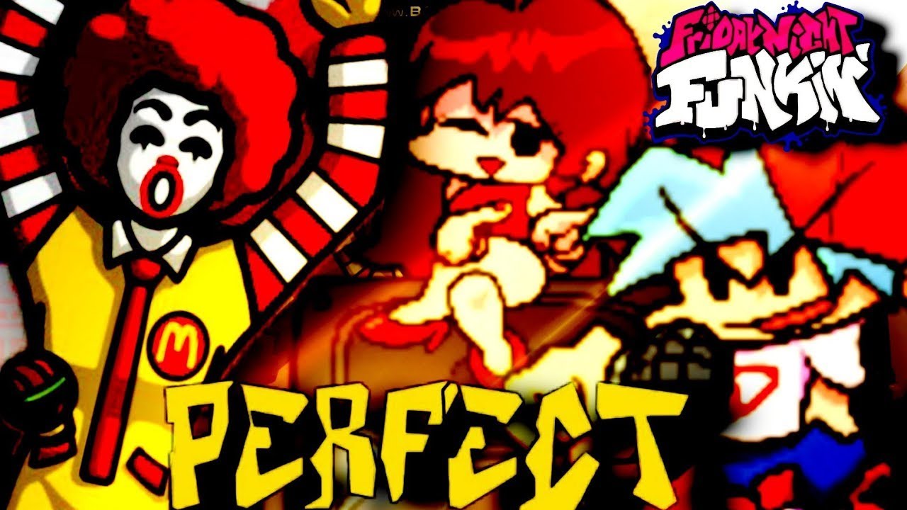 Ronald McDonald in Friday Night Funkin - Gameplay MOD