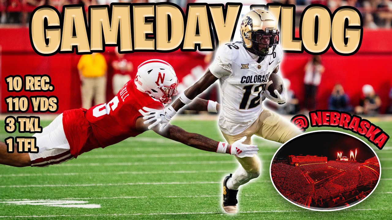 TRAVIS HUNTER AND THE BUFFS TAKE ON A CROWD OF 100,000 @Nebraksa (Gameday Vlog Ep.2)