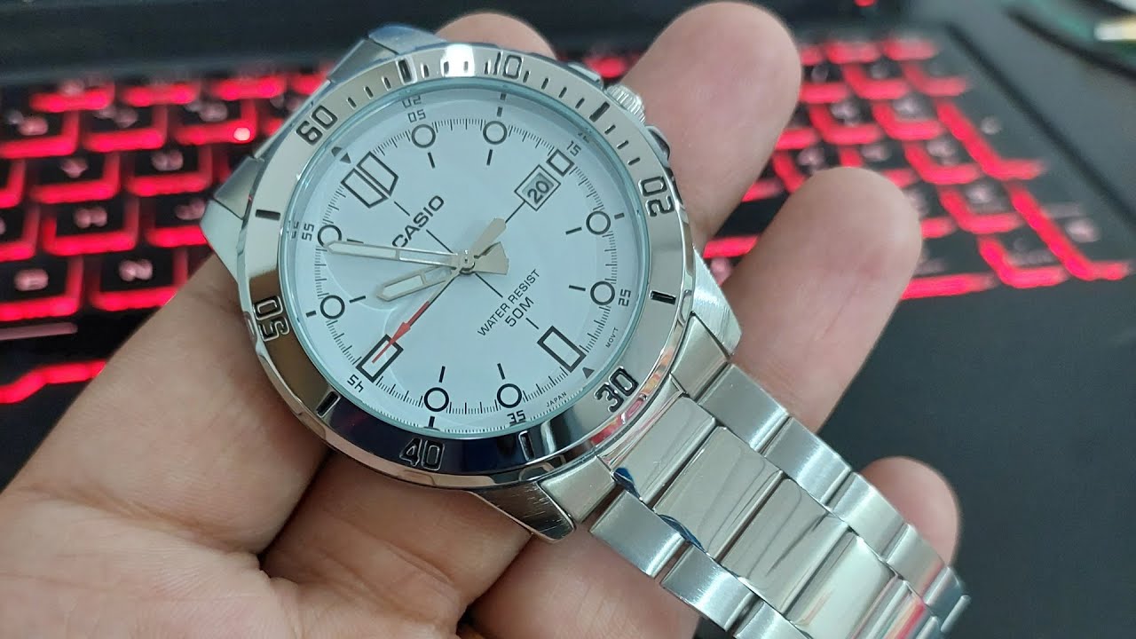 Casio Enticer Review reference number MTP-VD01D-7EVUDF A1366 - Best watch under $15 for gifting