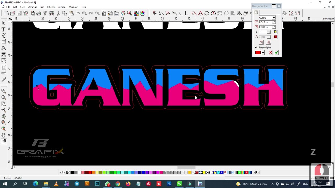 FLEXISIGN PRO DOUBLE COLOUR METHOD