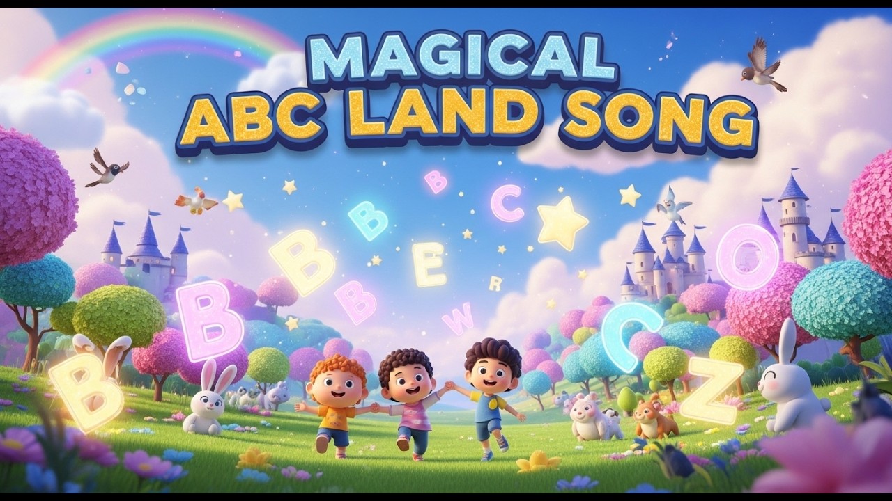 Magical ABC Land Song / मैजिकल ABC लैंड सॉन्ग / میجیکل اے بی سی لینڈ گانا / Study Poem...