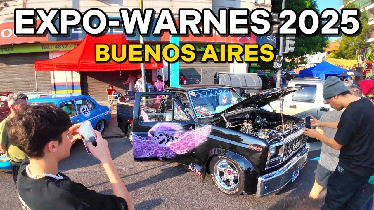 【4K】EXPO WARNES 2025 - El Show de los Motores en Buenos Aires | Av. Warnes