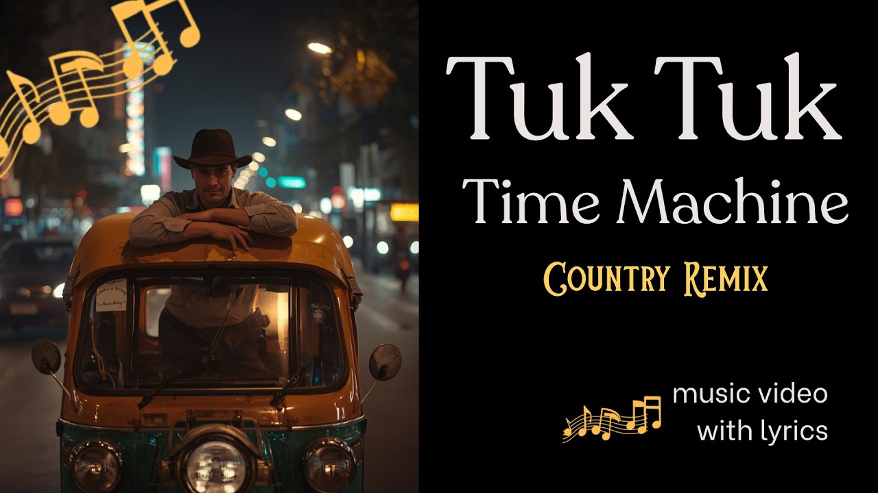 Tuk Tuk Time Machine - by Anthony | Official Country Lyric Video