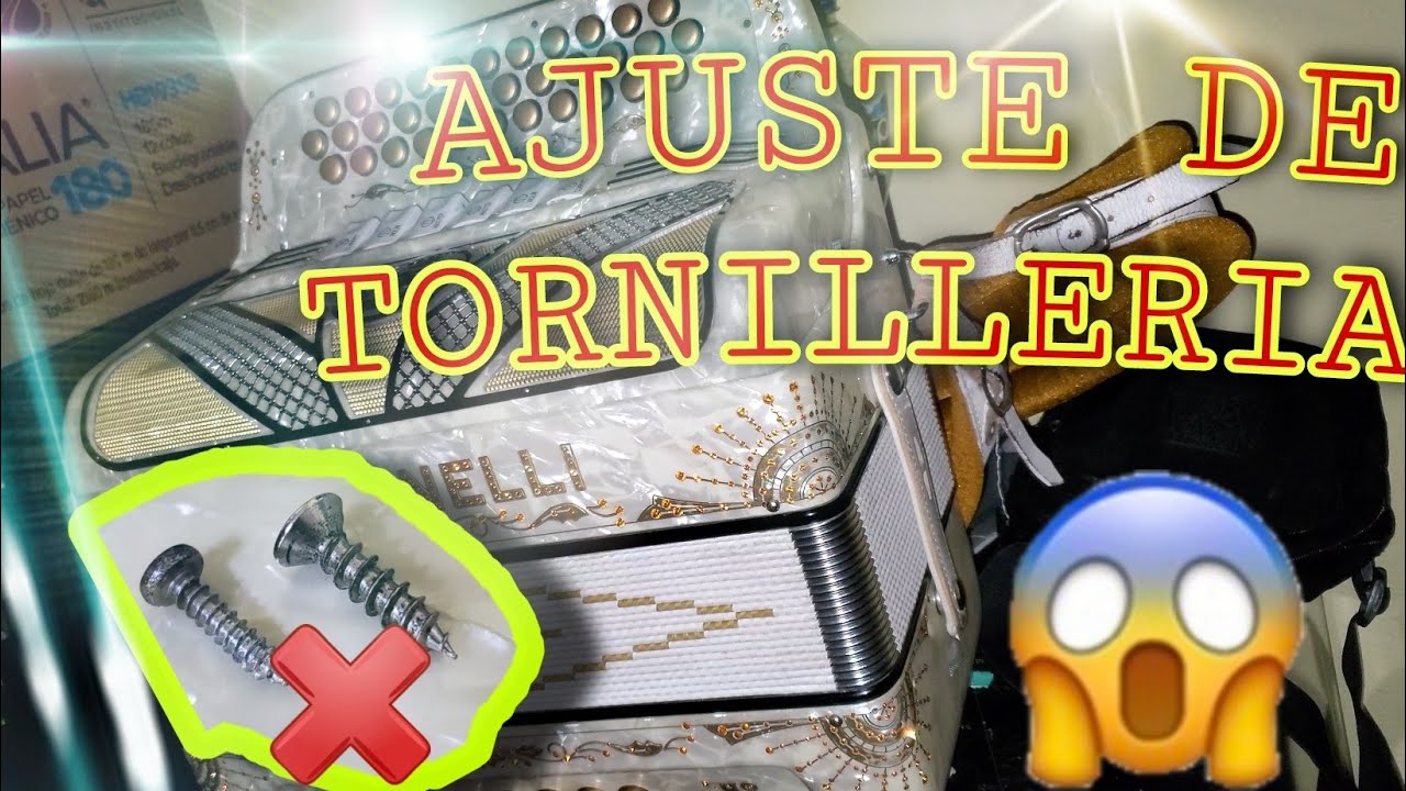 AFINACION DE ACORDEON🪗  😱( TIPs ajuste de torilleria ✅🪗)