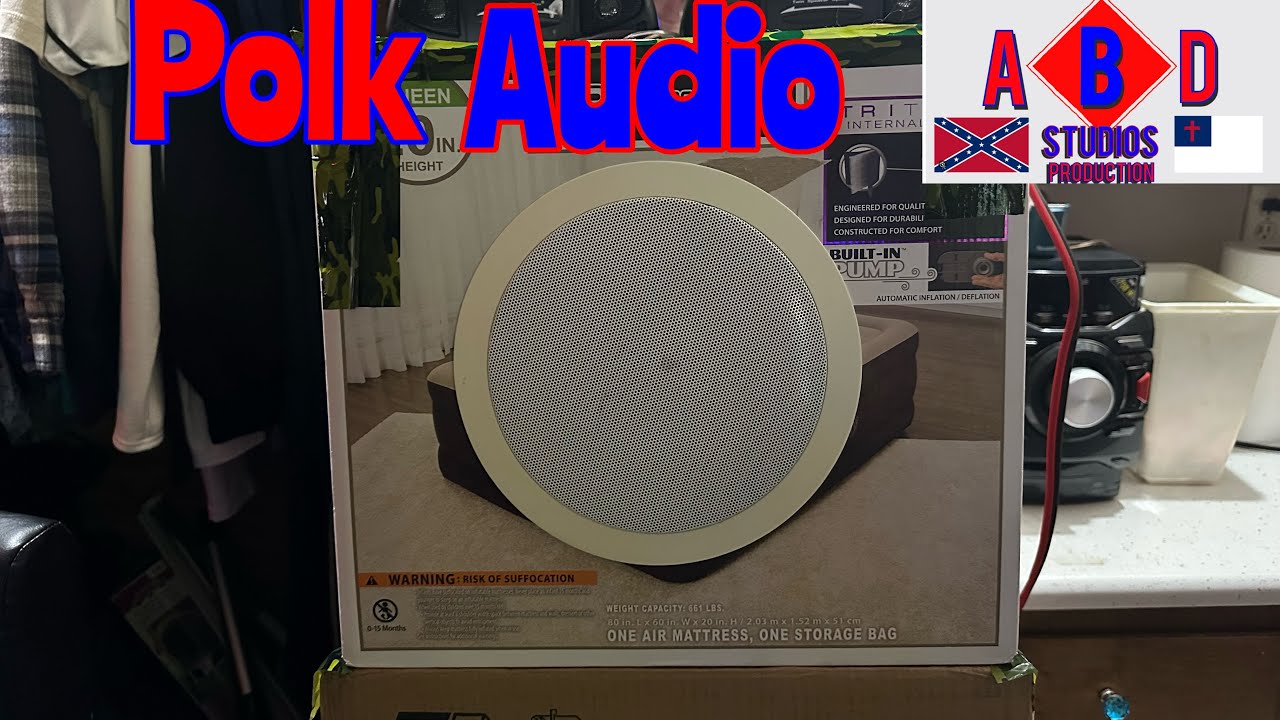 Polk audio RC80i ceiling speaker review and test