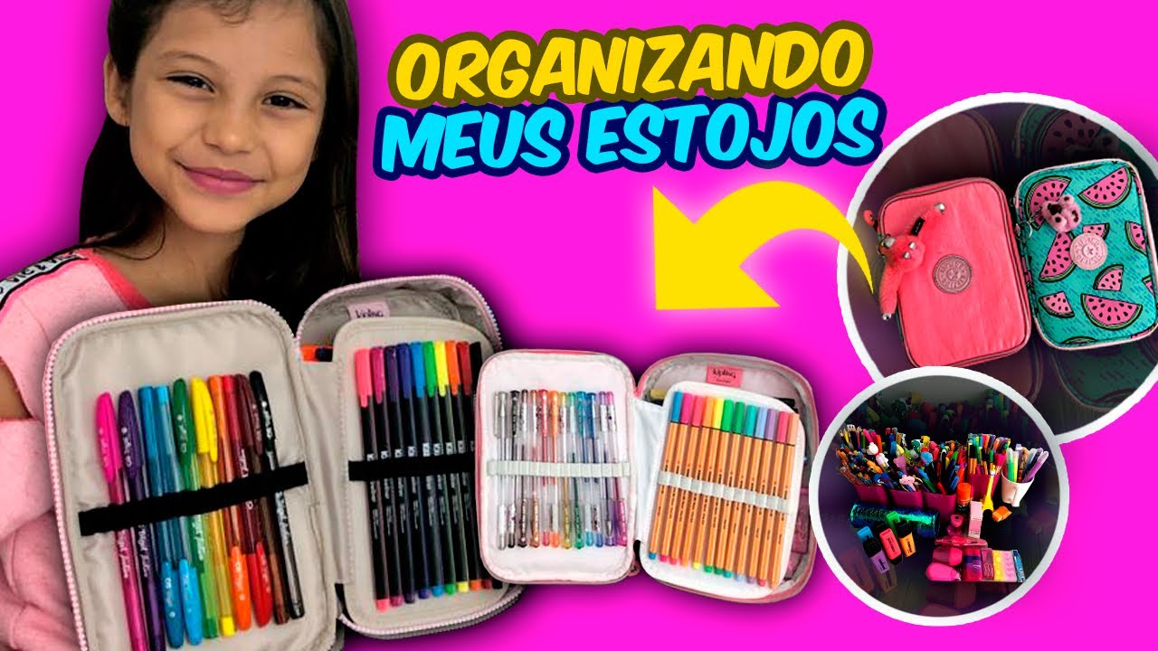 ORGANIZANDO MEUS 2 ESTOJOS KIPLING 2020  - DUDINHA SHOW