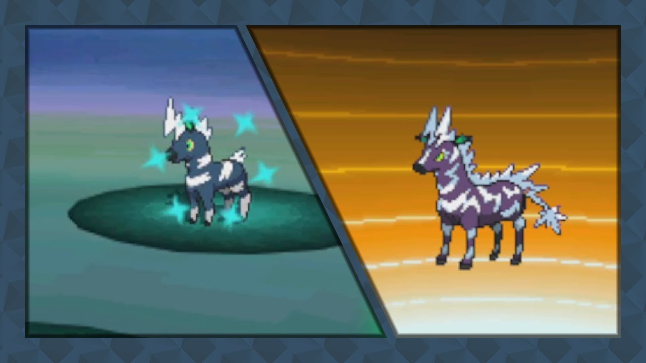 [Live] - Shiny Blitzle after 1,695 random encounters! + Evolution